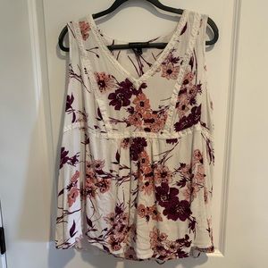 Lane Bryant Floral Tank Top